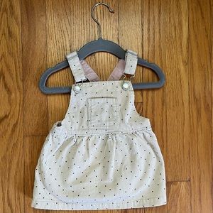 Zara Corduroy Overall Dress